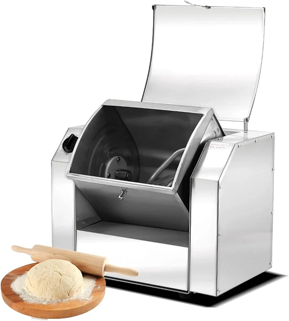 Blender, voor zwaar gebruik Elektrische Pizza Deeg Blender Steel 2, Timing Stand Automatische Meel Mixer voor Commercieel Gebruik