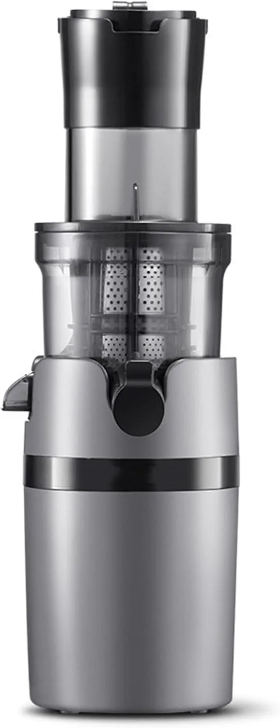 Blender met Huishoudelijke sapcentrifuge, Fruitpers, Volautomatische scheiding van sapresten, Kleine kookmachine met grote diameter en grijs