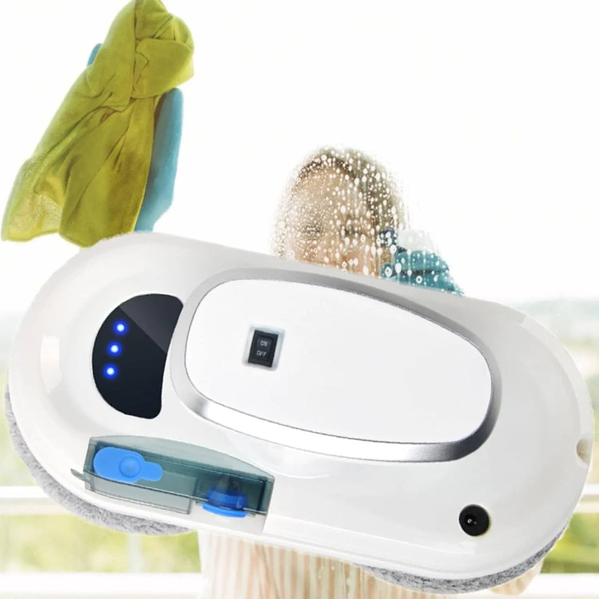 Robotstofzuiger, Automatische ruitenreiniger voor robotstofzuiger, tegels, Smart Glass robot