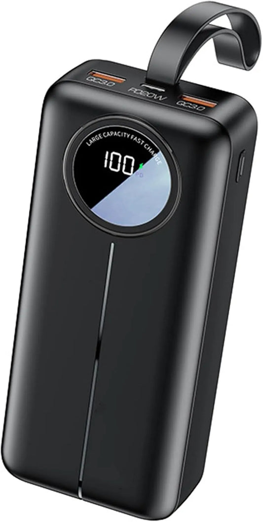 50000 Mah mobiele voeding met grote capaciteit 2A PD22.5 W snel opladen is geschikt voor mobiele telefoons en tablets,40000mah PD22.5 W met 50000 Mah