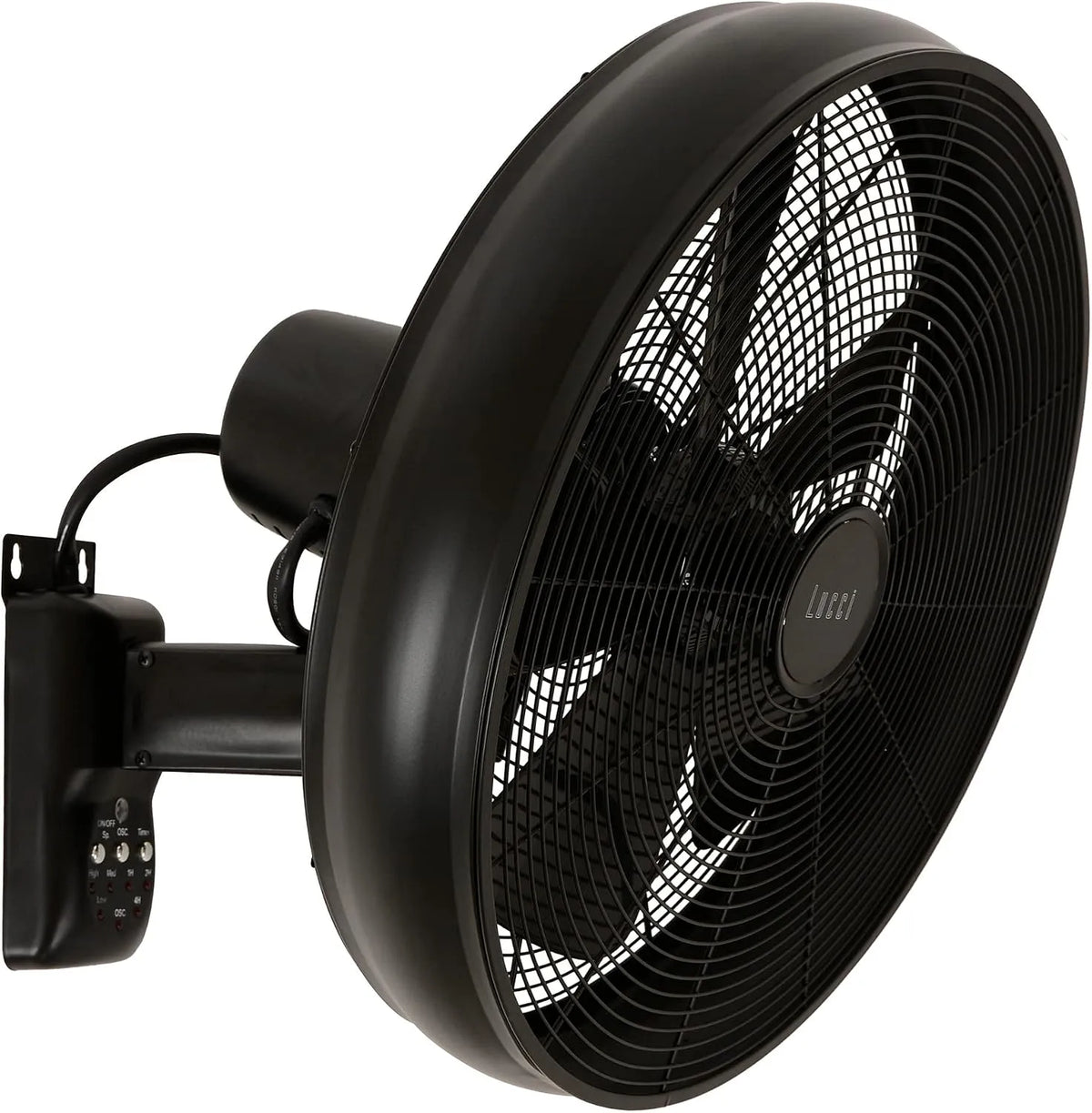 Ventilator, staal, zwart