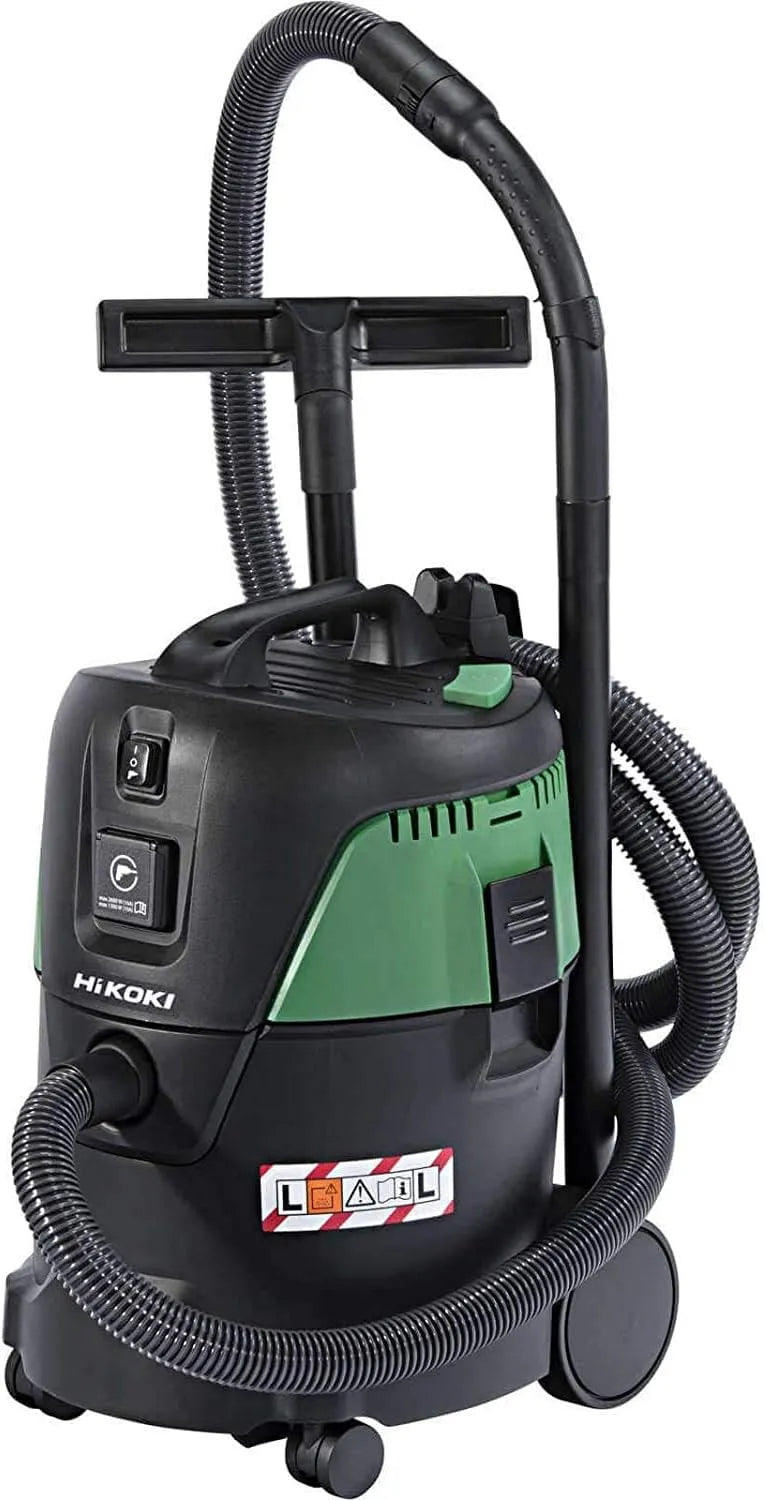 230 V, 32 mm, Stofzuiger, model RP250YDL, voor nat drogen, 1000 watt, luchtstroom max.: 3,6 m3/min, containervolume: 25 l, HIKOKI