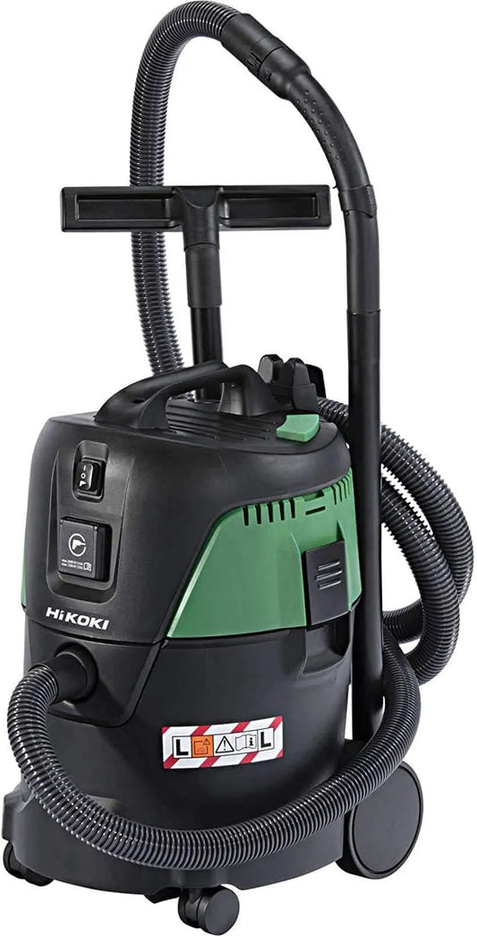 230 V, 32 mm, Stofzuiger, model RP250YDL, voor nat drogen, 1000 watt, luchtstroom max.: 3,6 m3/min, containervolume: 25 l, HIKOKI
