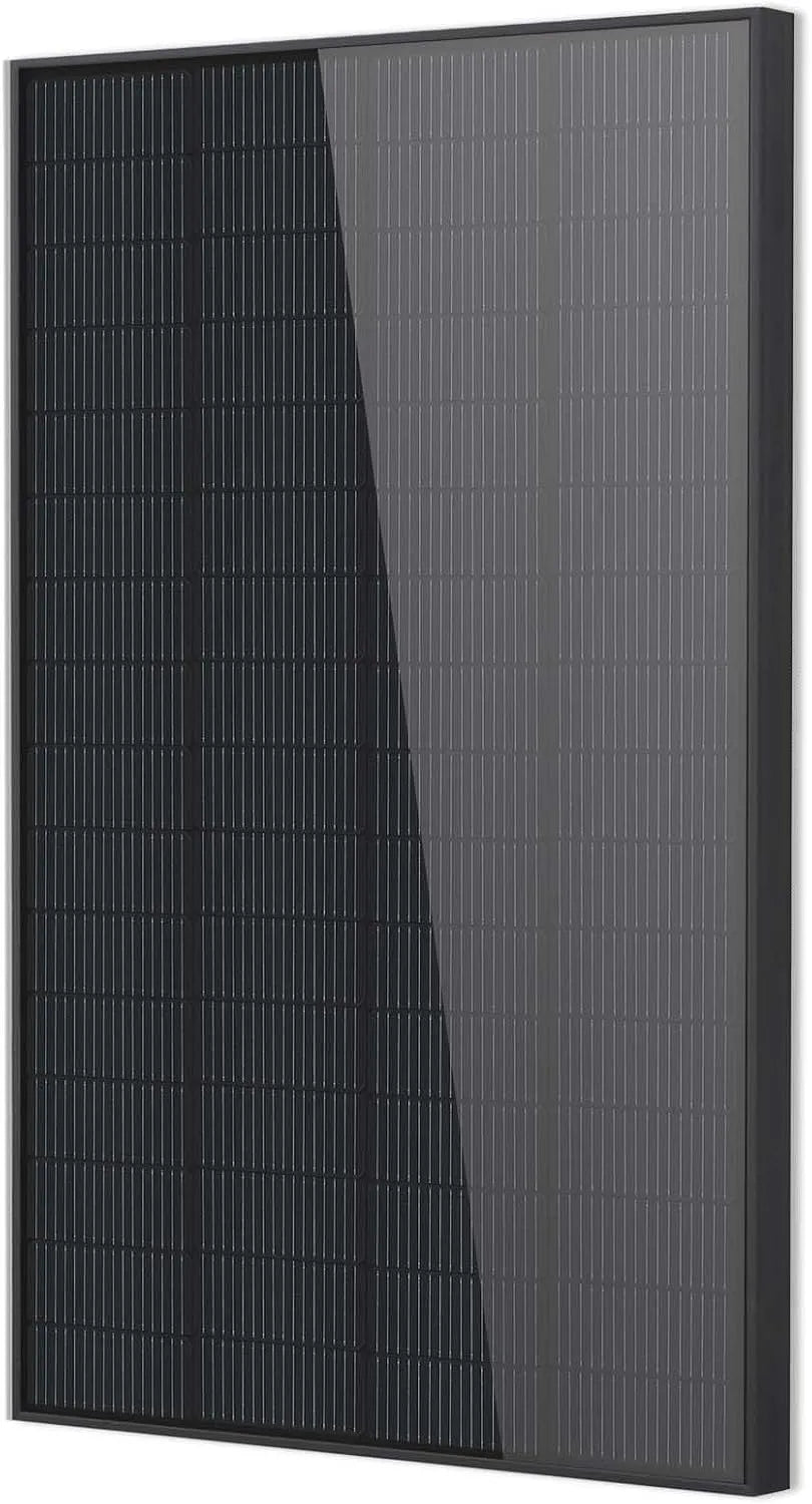 Zonnepaneel met 240 W, aluminium en zwart, 12V Accu's en Draagbare Krachtcentrales