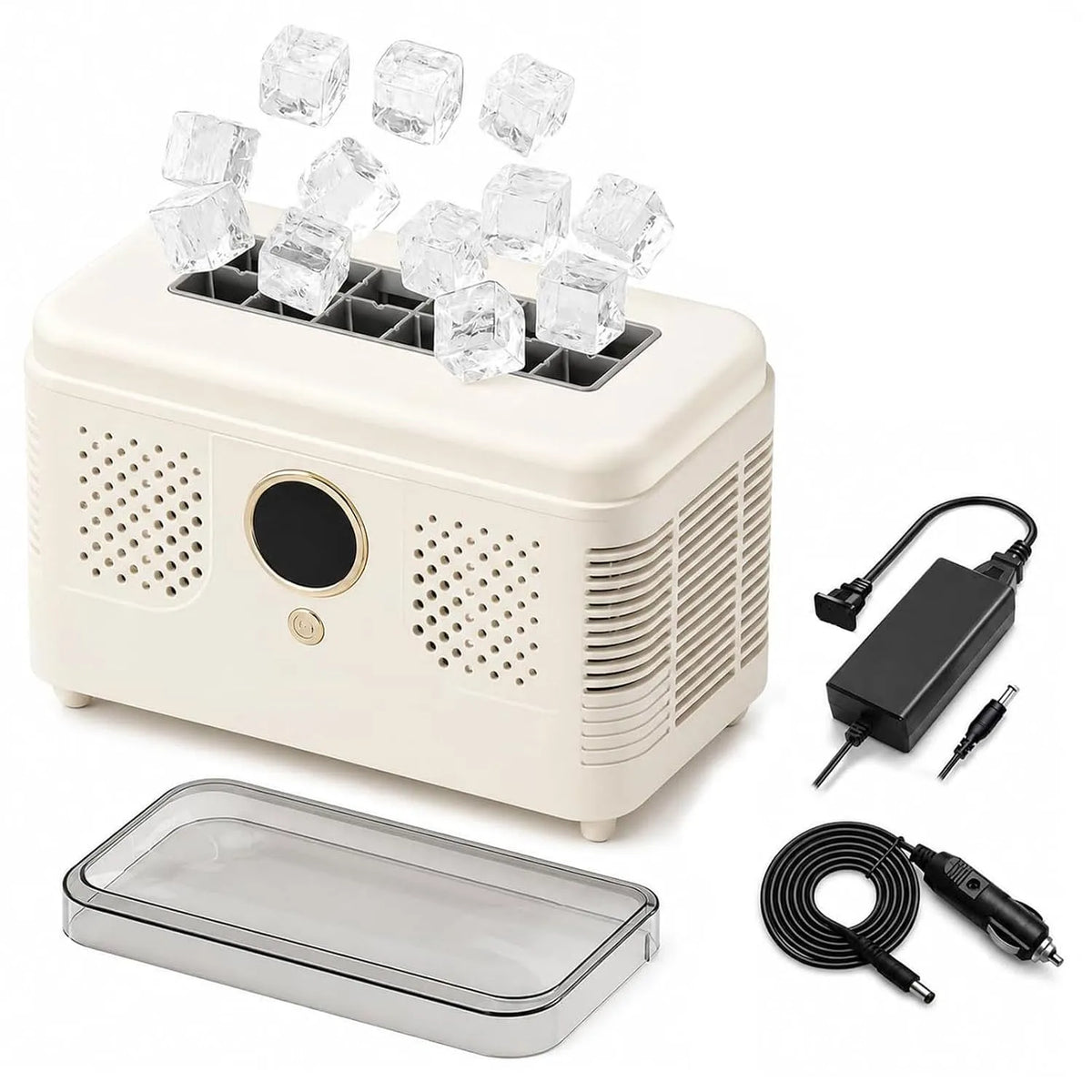 Machine met 19,2 x 10,5 x 12,8 cm, 15 minuten, 12 V, 15-20 minuten en 500 ml