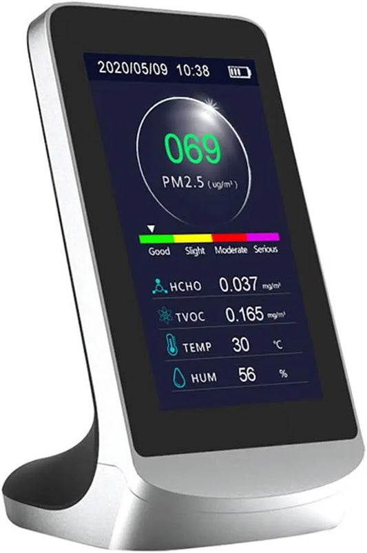 Radonmeter, PM2.5, Geschiedenis Functie Radon Detector, Analyzer Vervuiling Sensor Detector voor binnengebruik/outdoor