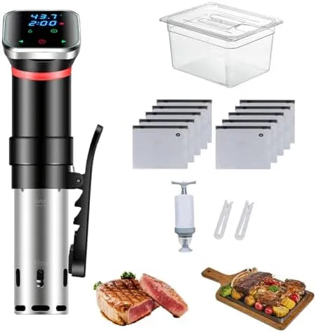 Pomp met 1100 W, 26 x 28cm, 23L, 11L, 25-95°C, 0-99,9 °C, digitaal display en waterreservoir