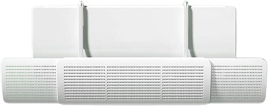 Mobiele airconditioner met 84 x 18 cm en 91 x 18 cm, eenvoudig te installeren luchtstroomgelijkrichter