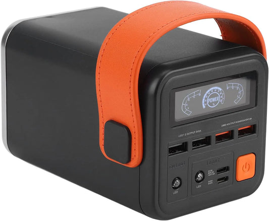 Laptop, Draagbare Krachtcentrale, 4 USB, Type C, Micro, Snel Opladende Powerbank voor Smartphone-laptop, Outdoor Camping zwart-out Noodgeval Grijs, 36