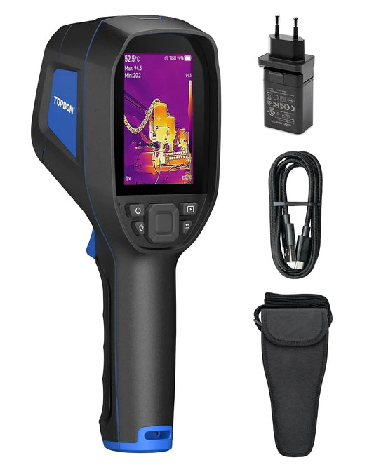 Camera TC004 x240 met 12 uur, 20 °C en 350 °C, 12 uur looptijd