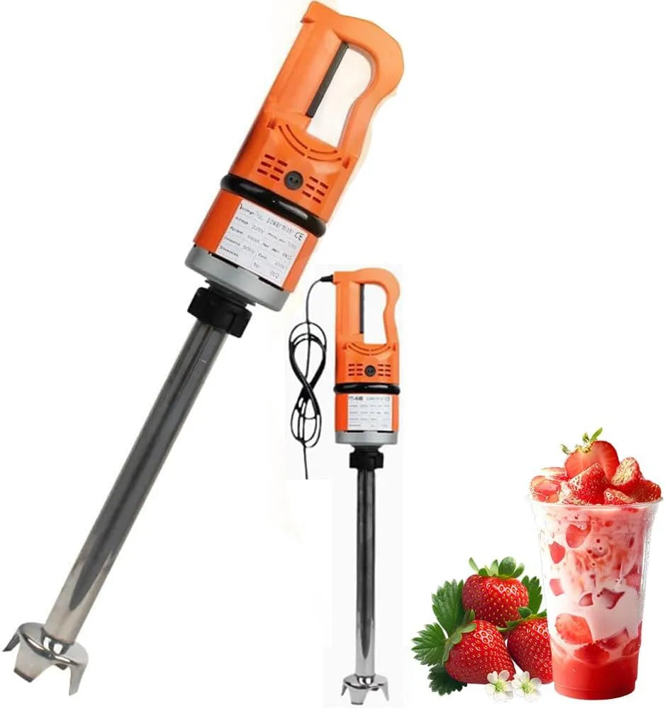 Blender met 500 W, 300mm, 12.000 RPM, geluidsarme werking en RVS