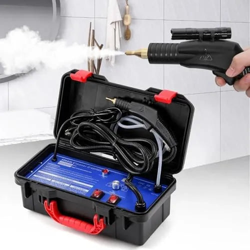Stoomreiniger, 6 bar, draagbare en 360° veelzijdige reinigingsoplossing, 3000 W