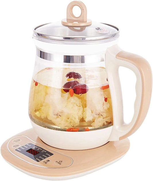 1,8L, Waterkoker, 1,8L glazen pot met grote capaciteit, volautomatisch verdikt glas, elektrische theepot