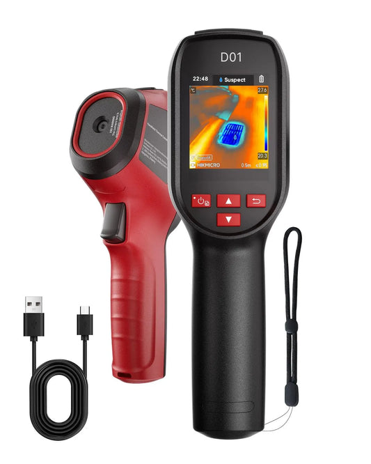 Camera D01 met 3350 mAh, 11 uur en slaapstand, SuperIR 240 x 240 IR-resolutie