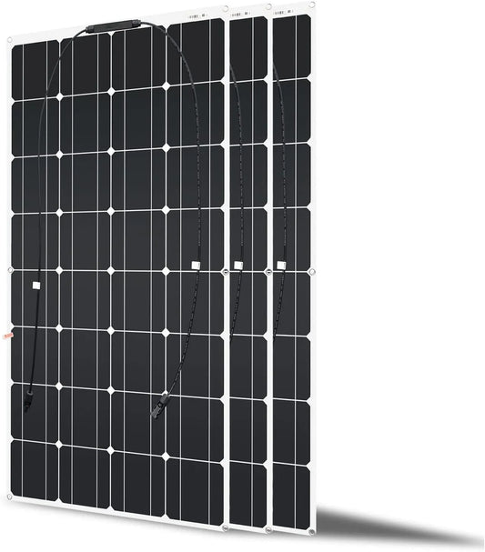 Zonnepaneel, 300 W, 100 W, 24V, RV-jachtkampeertenten en andere oneffen oppervlakken