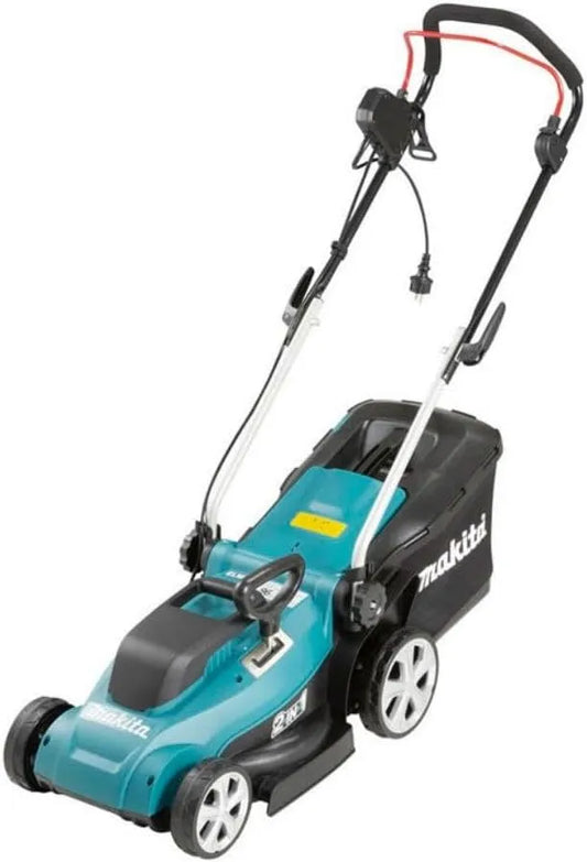 Makita, Grasmaaier, ELM3320, 33 cm, 20mm, 55mm, 240V, 2-in-1, snijhoogte instelbaar door enkele bediening