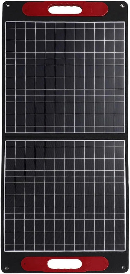 Zonnepaneel, Buitenkamperen, Draagbaar Zonnepaneel met mobiele uitvoering van 100 W