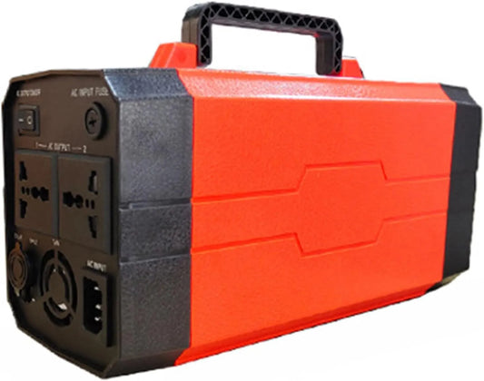 Draagbare krachtcentrale 220V Orange-40AH met 220V, 500 W, 40AH en oranje