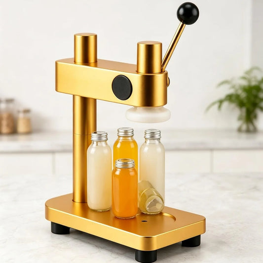 Handmatige Inblikkende Machine met 37 x 26 x 18CM, 24 uur, RVS en aluminium
